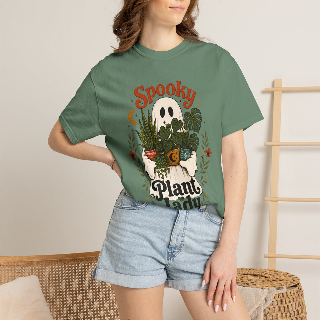 Spooky Plant Lady Halloween Shirt | Cute Pumpkin Potted Plants Tee
