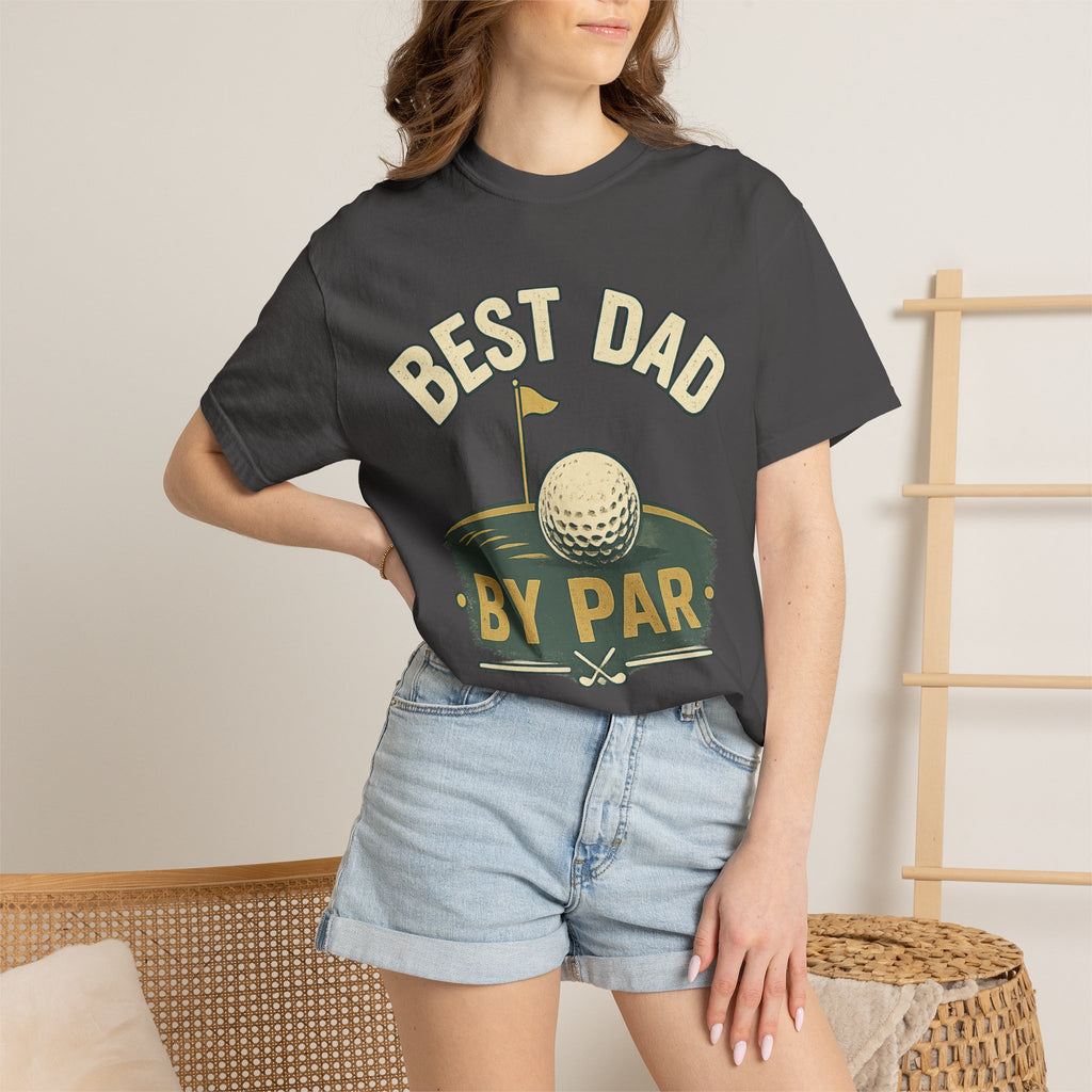 Best Dad By Par Shirt, Funny Golf Dad T-Shirt, Fathers Day Golf Tee, Retro Golf Shirt for Men, Golf Lover Gift, Vintage Dad Shirt