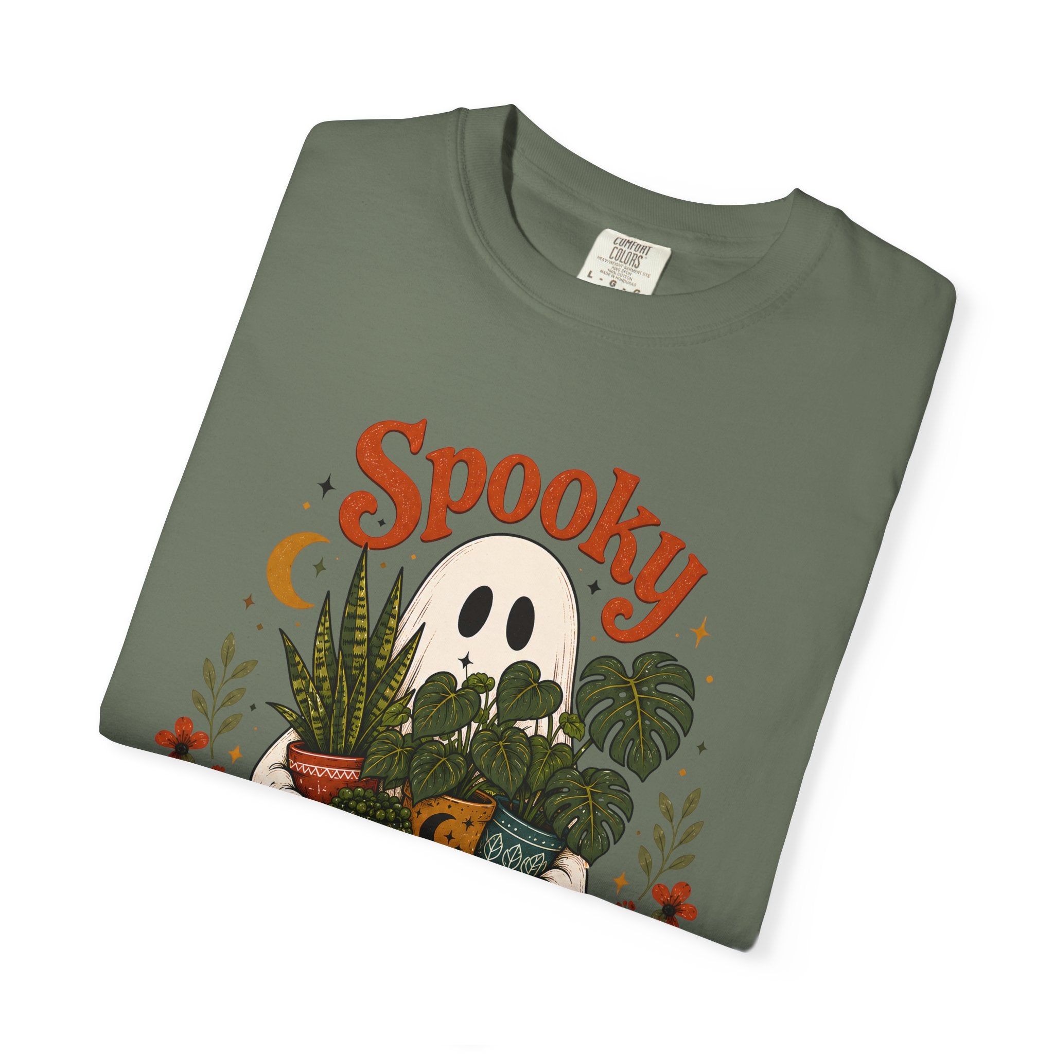 Spooky Plant Lady Halloween Shirt | Cute Pumpkin Potted Plants Tee