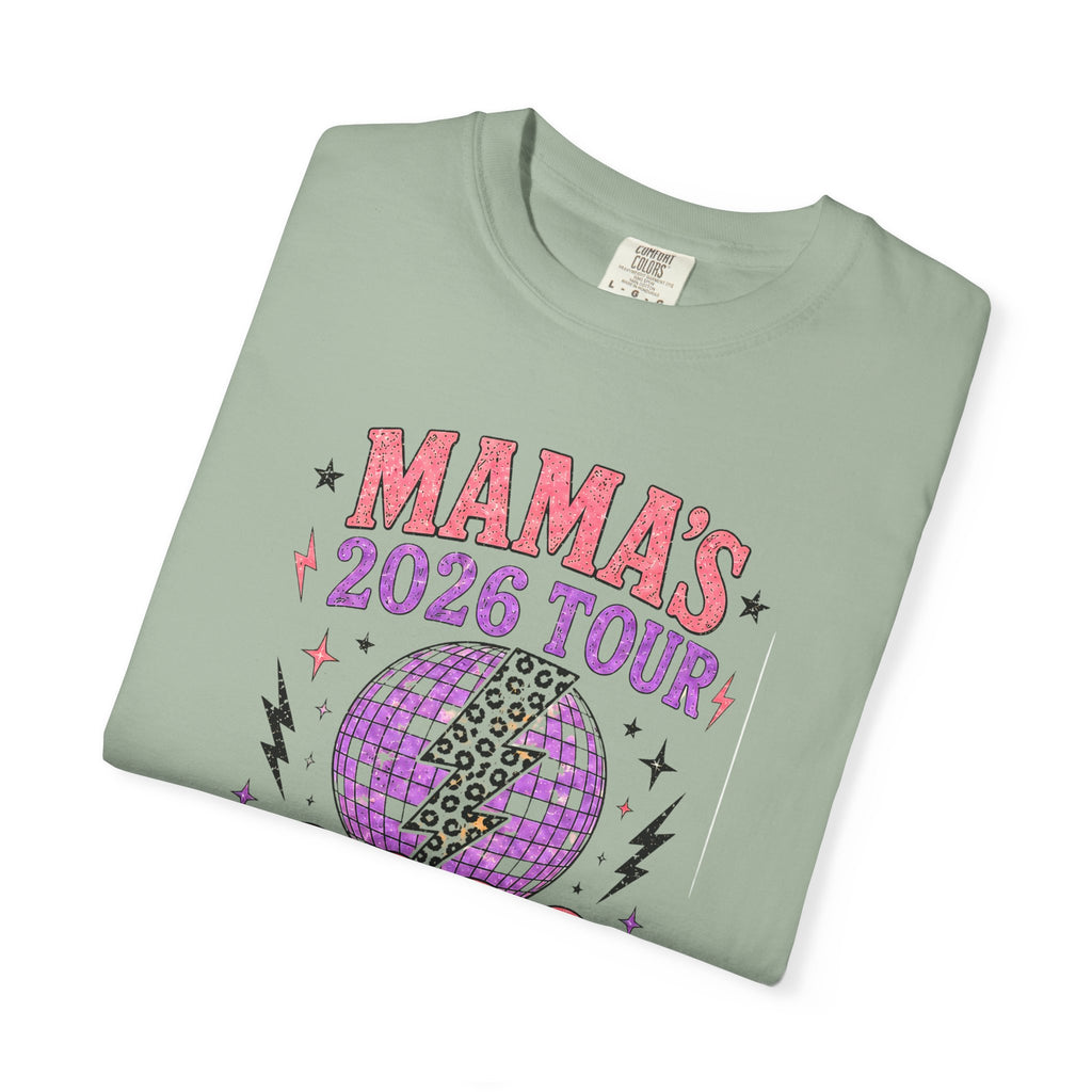 Mama Tour 2026 Shirt, Funny Motherhood Shirt, Retro Mom Graphic Tee, Comfort Colors Mom Shirt, Viral Mama Tour Dates Tee