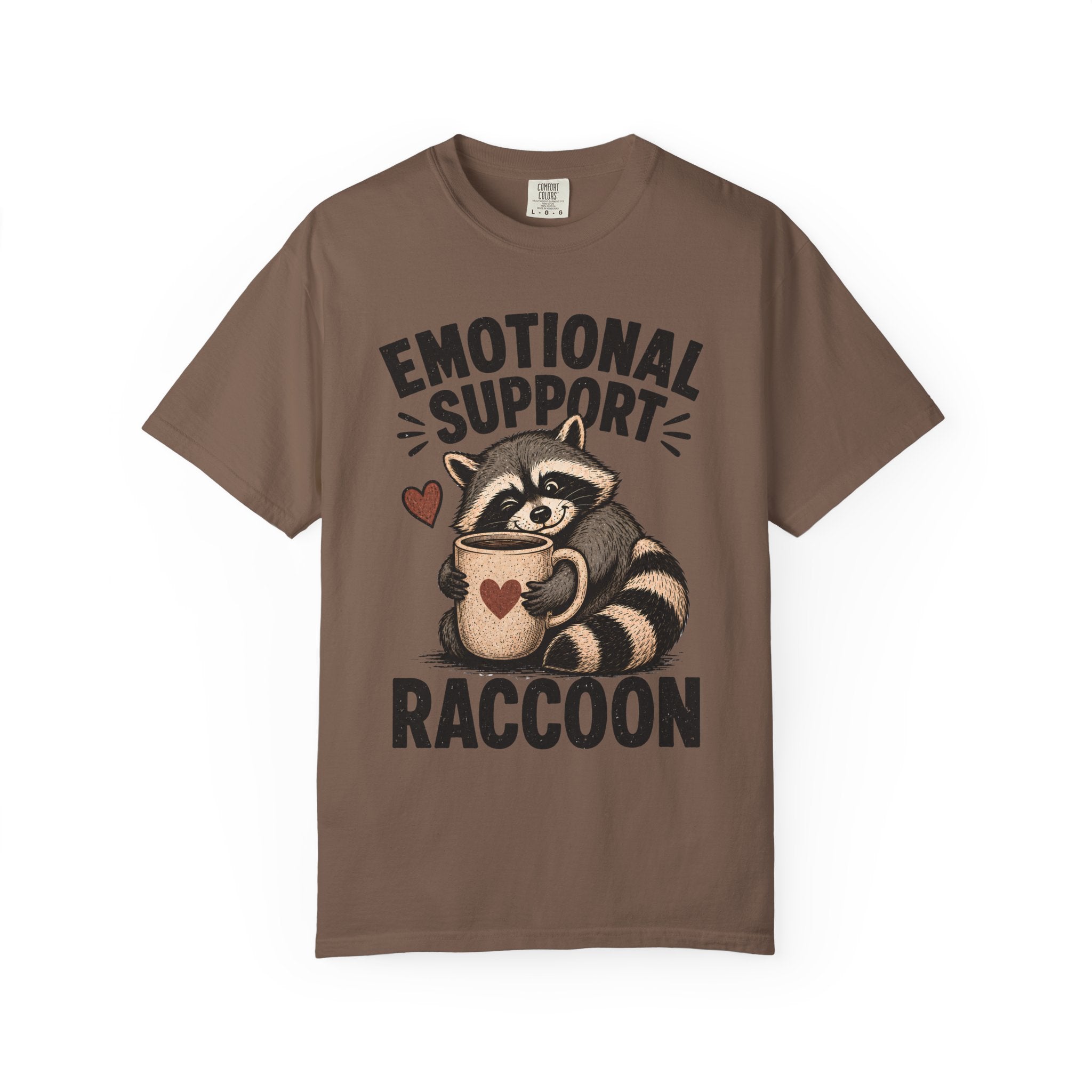 Emotional Support Raccoon Shirt, Funny Raccoon Mug Tee, Cute Animal Meme Shirt, Weird Cottagecore Animal Shirt, Cozy Raccoon Gift