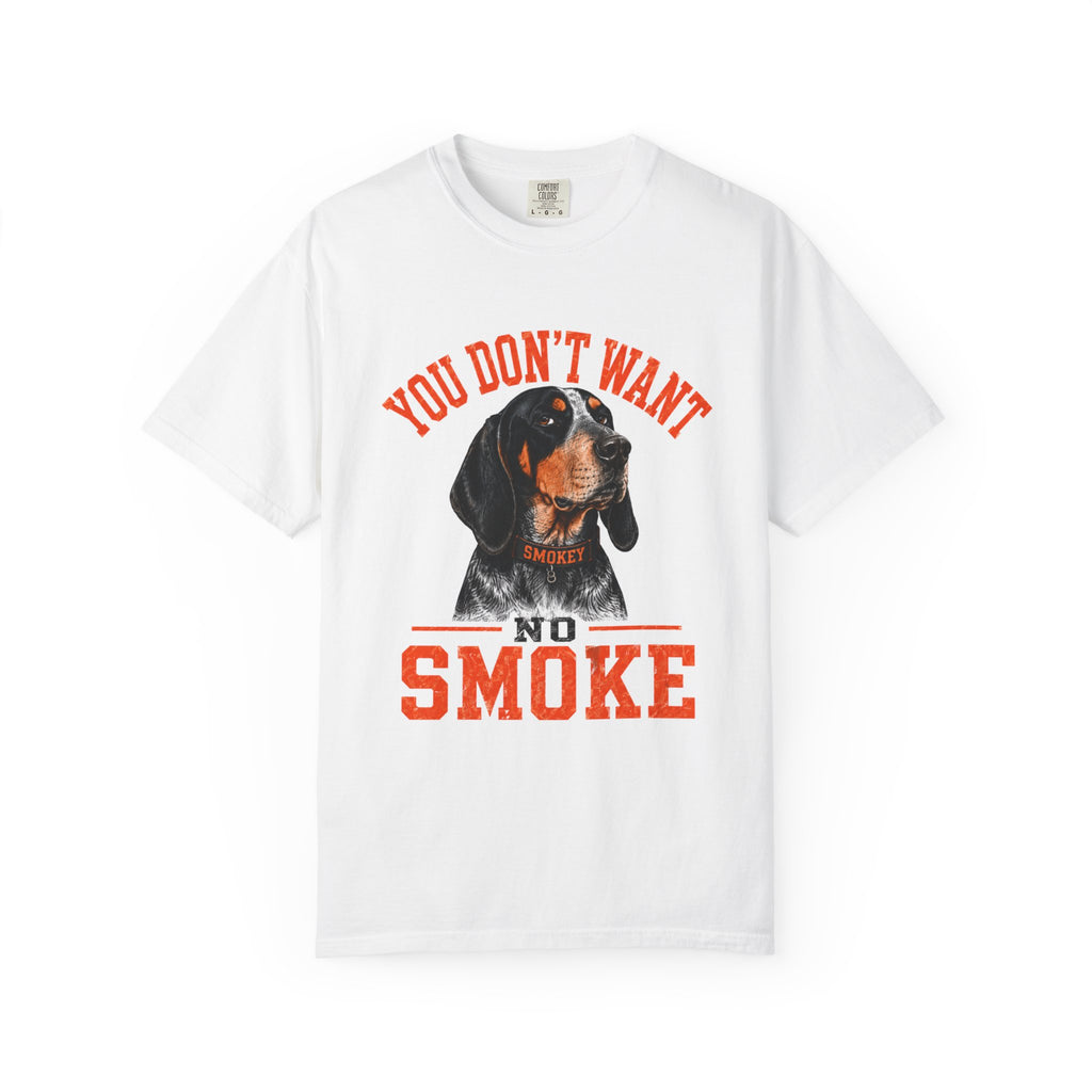 You Don't Want No Smoke Shirt, Smokey Dog Tennessee Football Fan Tee, Orange Game Day Shirt, Coonhound Tailgate Shirt, Vols Inspired Tee