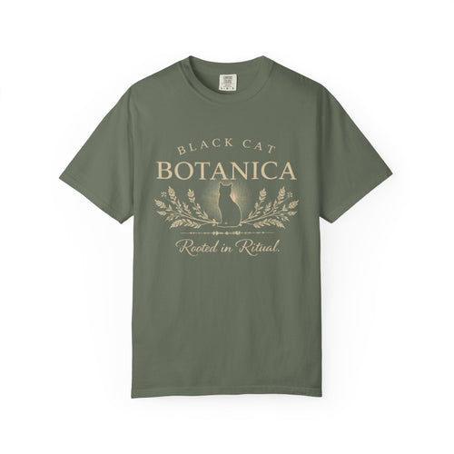 Black Cat Botanica Logo Tee Rooted in Ritual