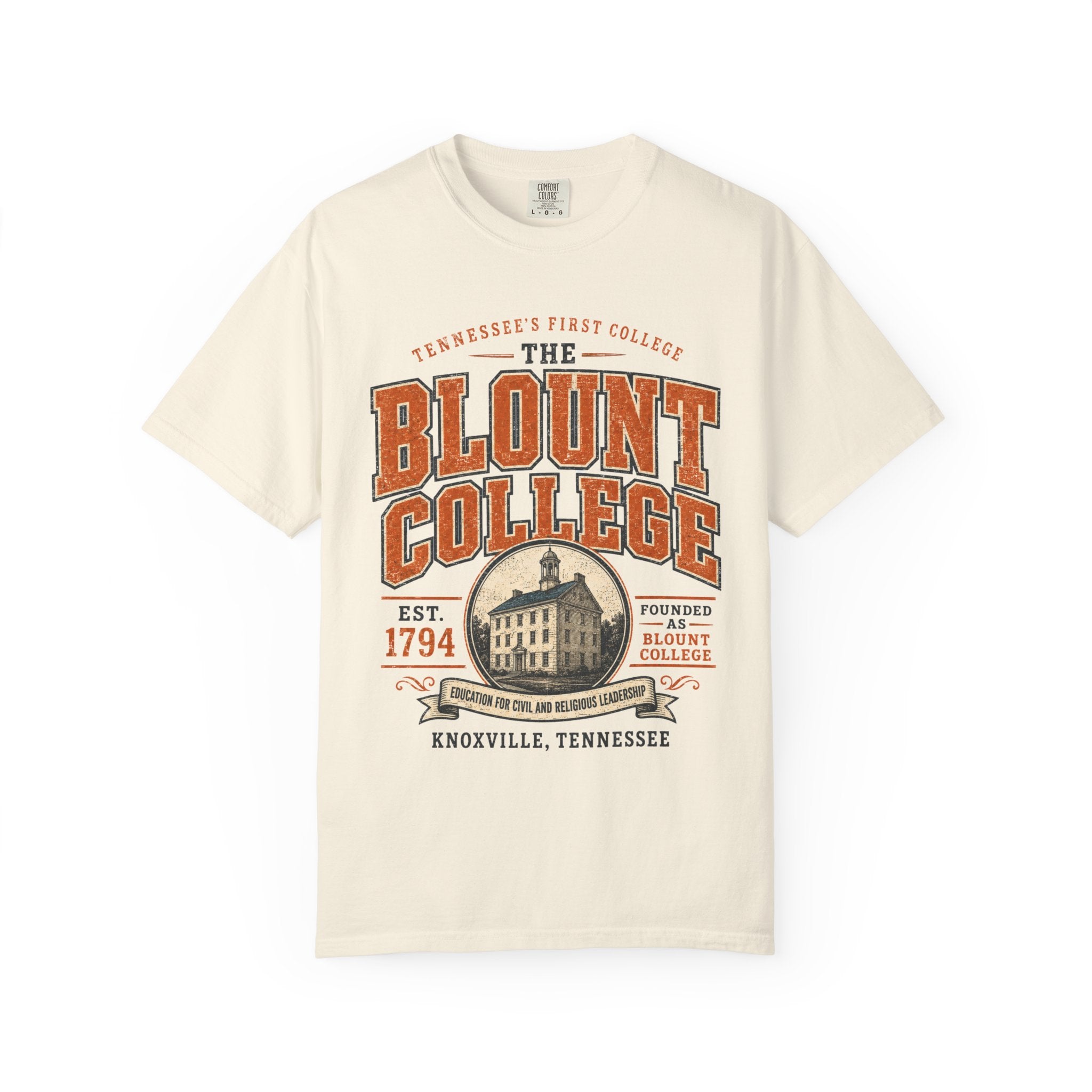 Blount College Shirt, Tennessee Football Fan Tee, Vintage Knoxville College Shirt, University of Tennessee History Game Day Shirt