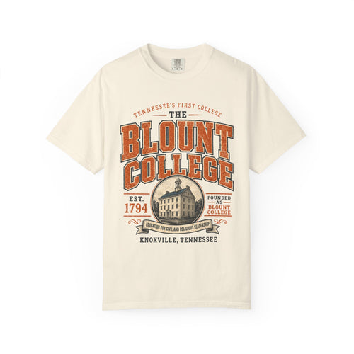 Blount College Shirt, Tennessee Football Fan Tee, Vintage Knoxville College Shirt, University of Tennessee History Game Day Shirt