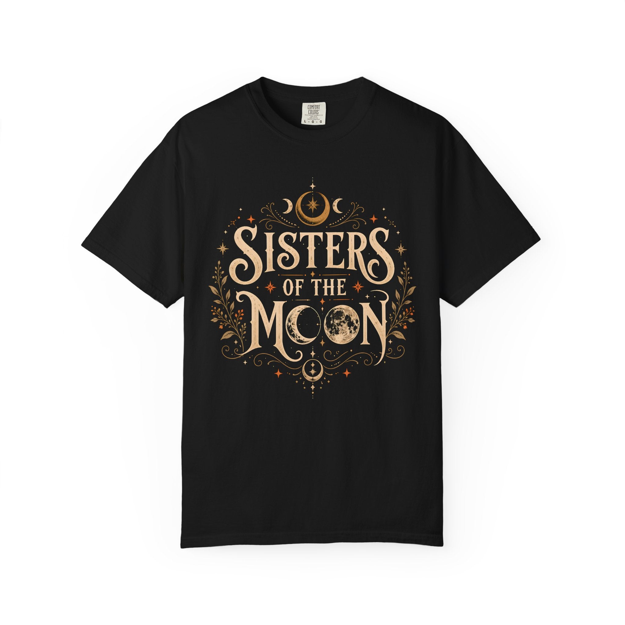 Sisters of the Moon Shirt, Witchy Halloween Shirt, Celestial Moon Tee, Witch Shirt, Spooky Season Shirt, Occult Graphic Tee, Fall Shirt