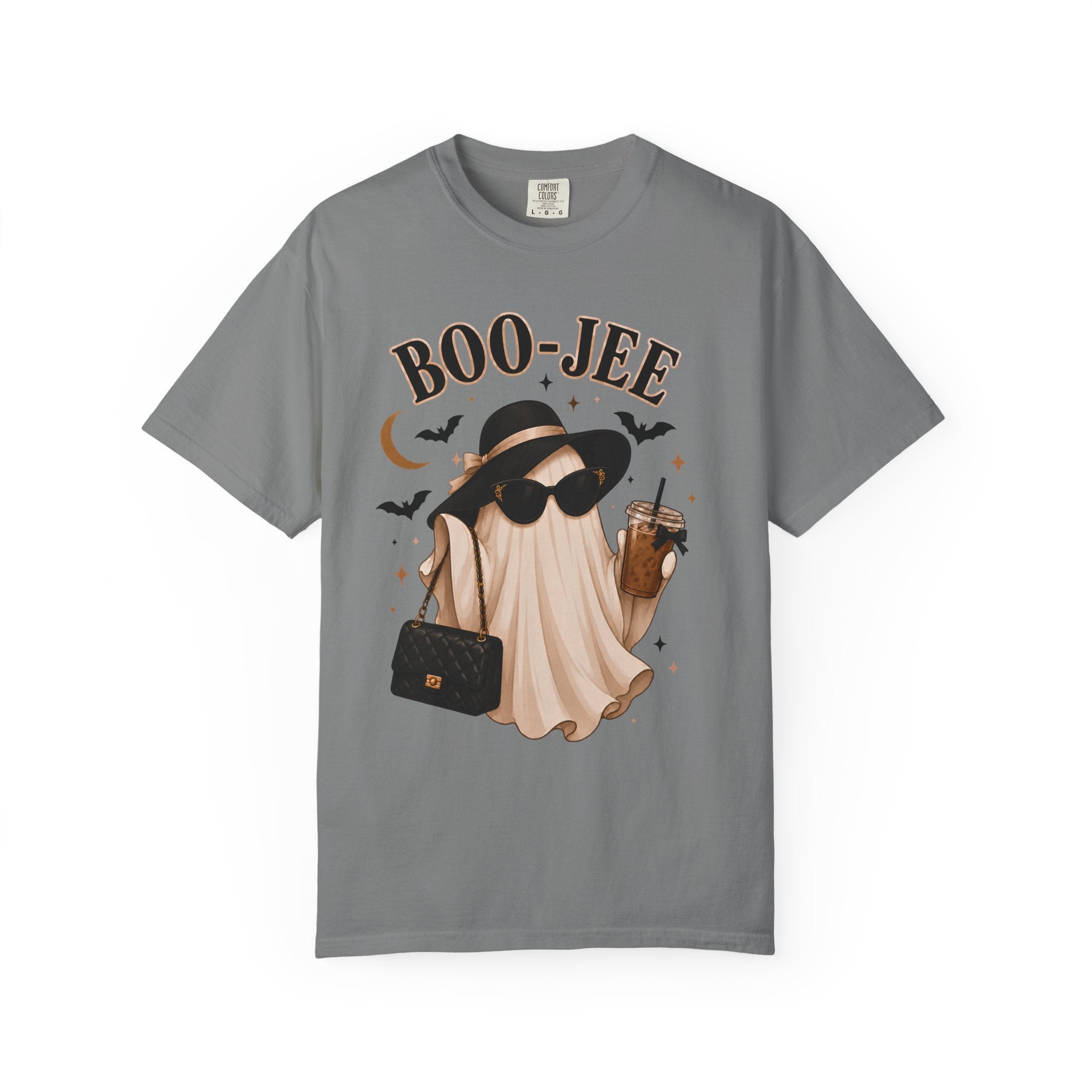 Boo Jee Ghost Shirt, Cute Halloween Shirt, Coquette Ghost Tee, Trendy Fall Shirt, Bougie Ghost Shirt, Halloween Coffee Shirt, Spooky Season