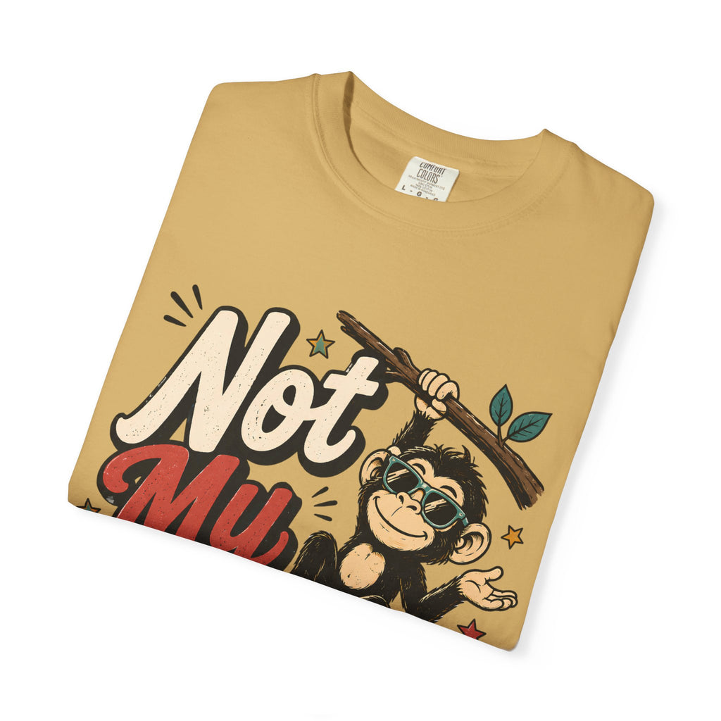 Not My Monkeys Not My Circus Shirt, Funny Monkey Graphic Tee, Comfort Colors Tee, Sarcastic Circus Tee, Oversized Boxy Tee