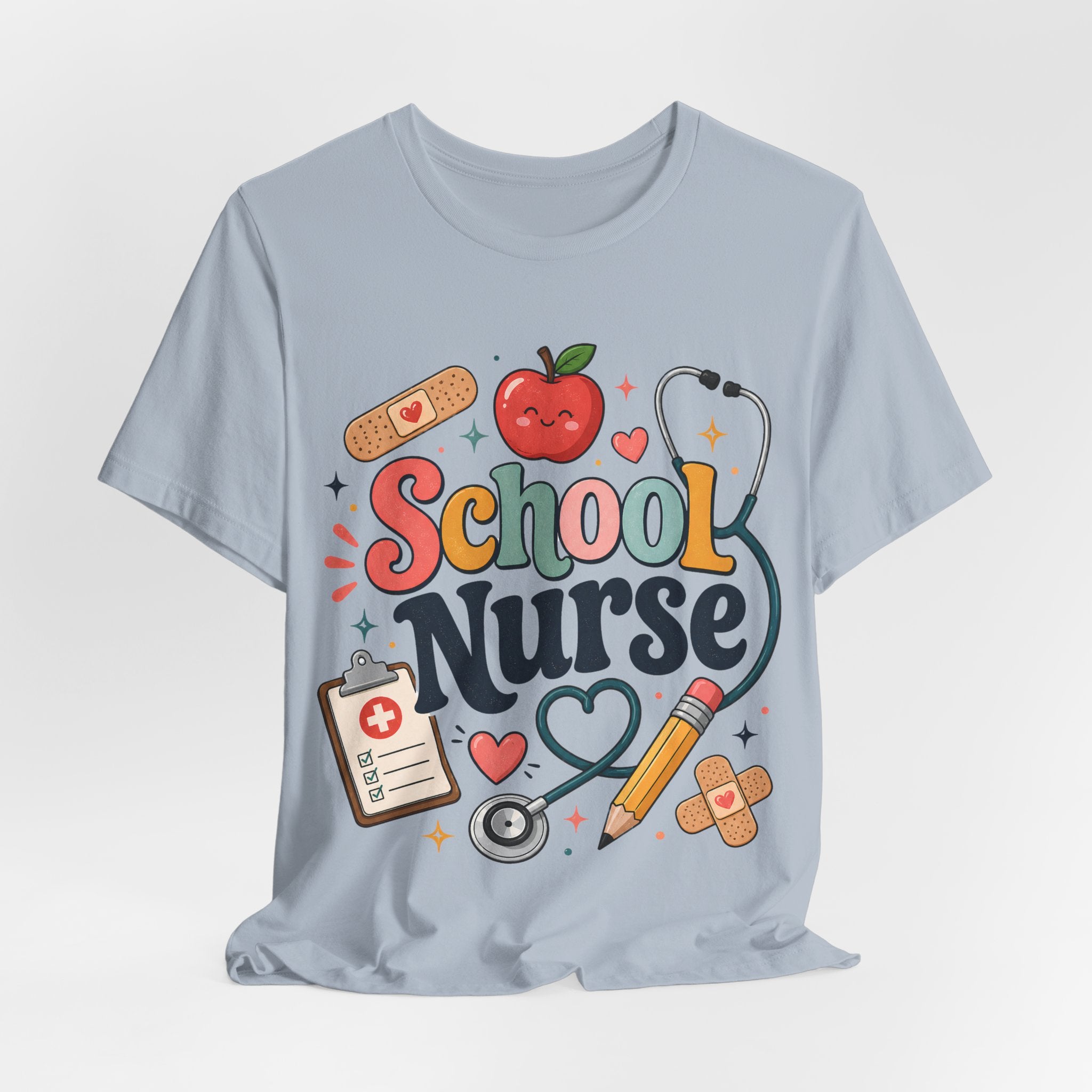 School Nurse Shirt, Cute Nurse Teacher Tee, School Nurse Gift, Nurse Appreciation Shirt, Back to School Nurse Tee, Pediatric Nurse Shirt