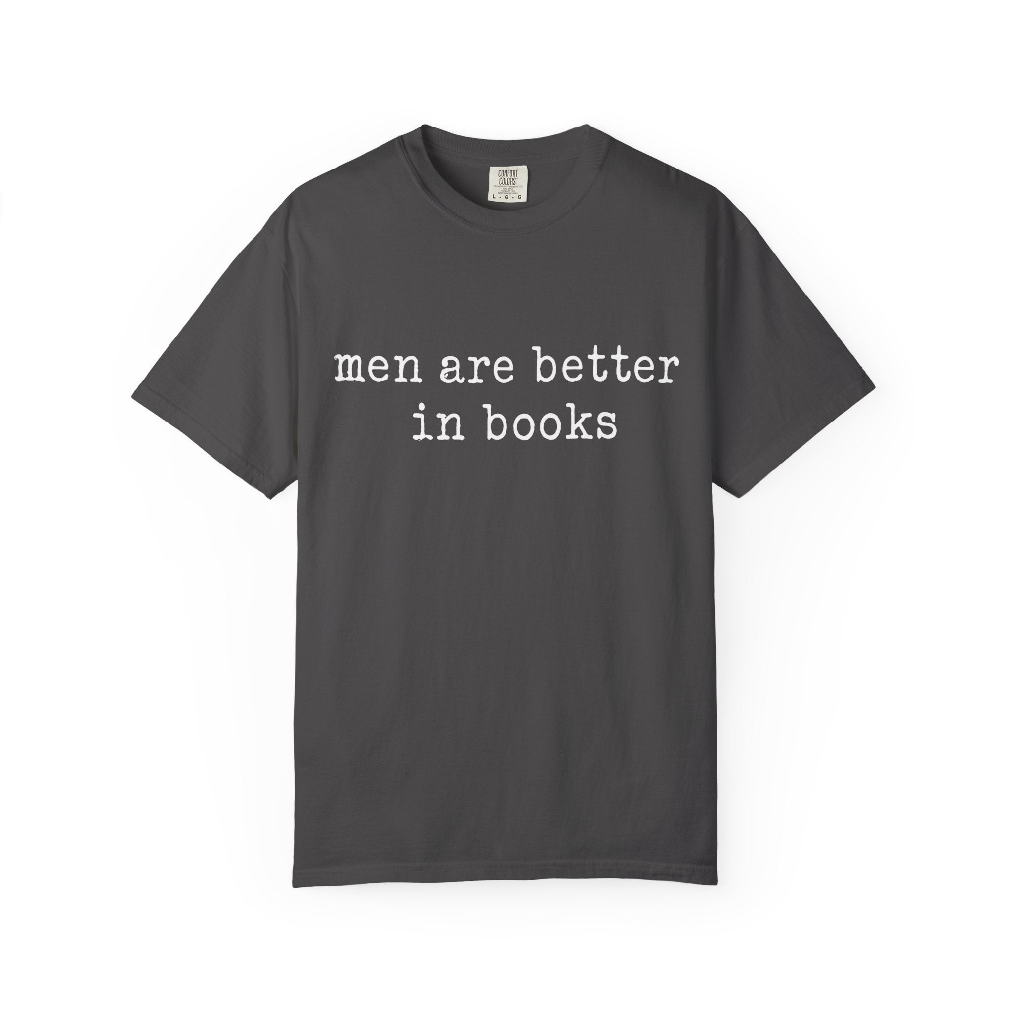 Men Are Better In Books Shirt, Book Lover Shirt, Funny Reader Tee, Romance Book Shirt, Bookish Gift, Minimalist Graphic Tee, Reader Shirt