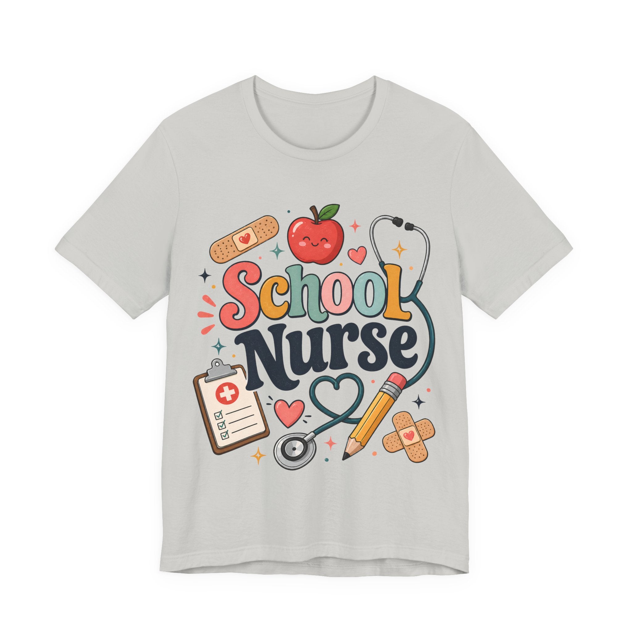 School Nurse Shirt, Cute Nurse Teacher Tee, School Nurse Gift, Nurse Appreciation Shirt, Back to School Nurse Tee, Pediatric Nurse Shirt