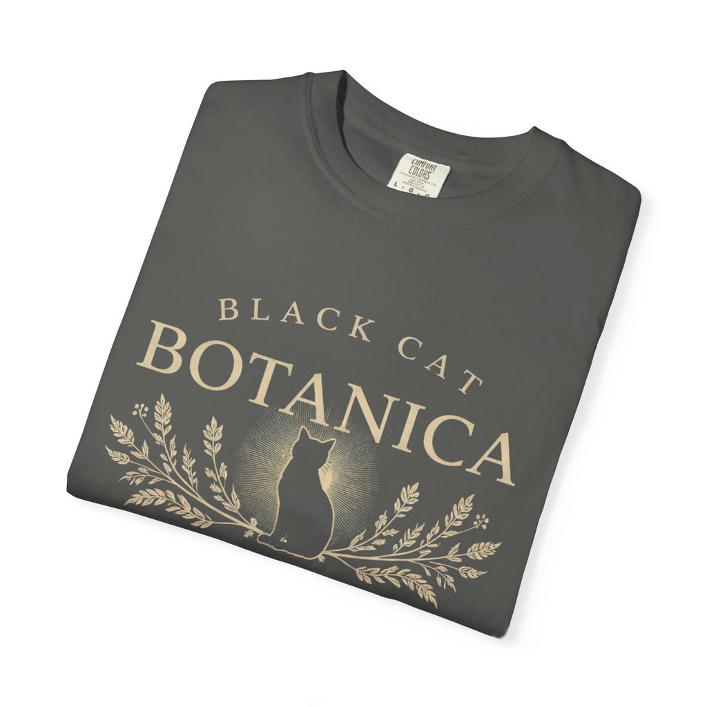 Black Cat Botanica Logo Tee — Rooted in Ritual