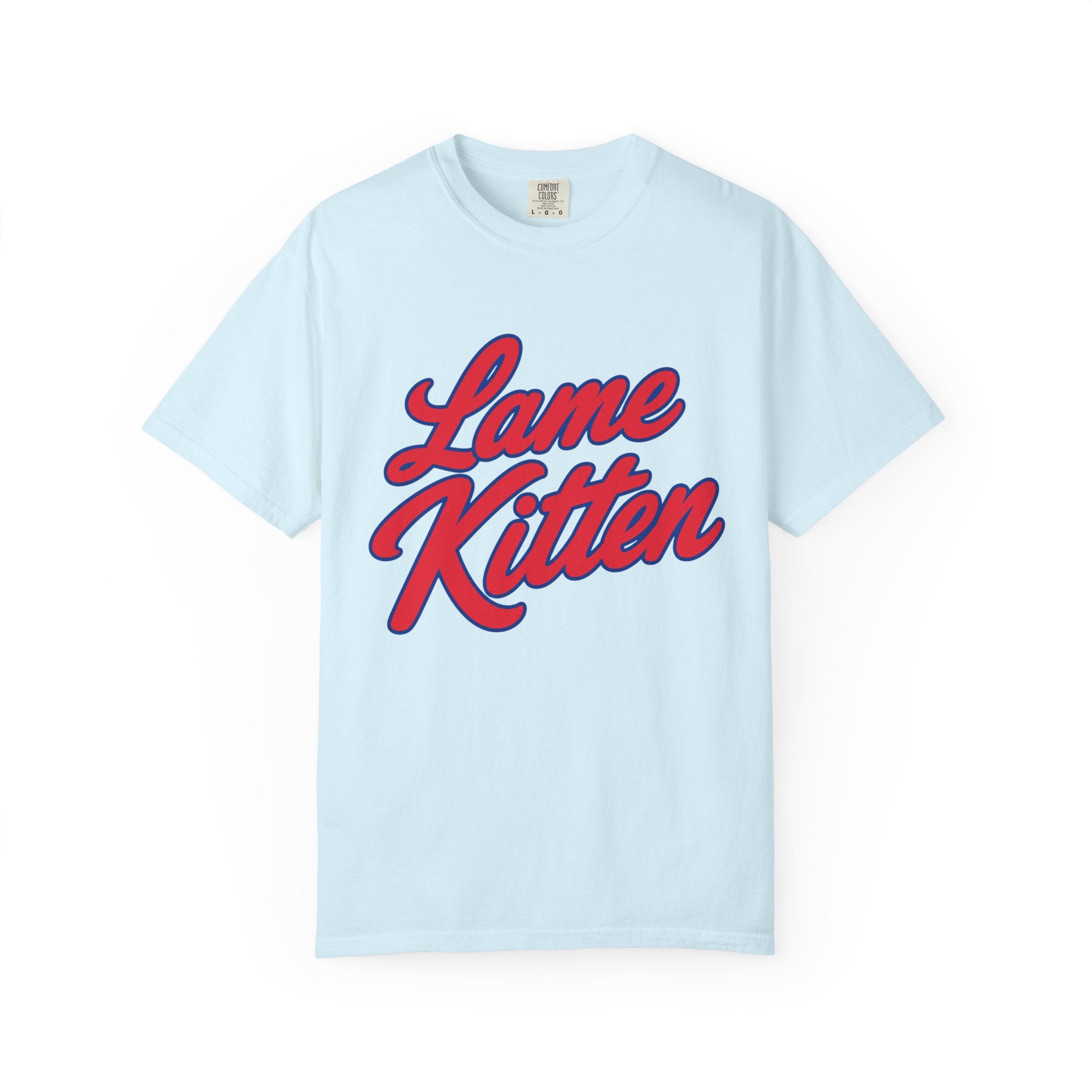 Lame Kitten Shirt, Oxford Mississippi Game Day Tee, Red Blue Script Football Shirt, Funny Southern College Fan T-Shirt