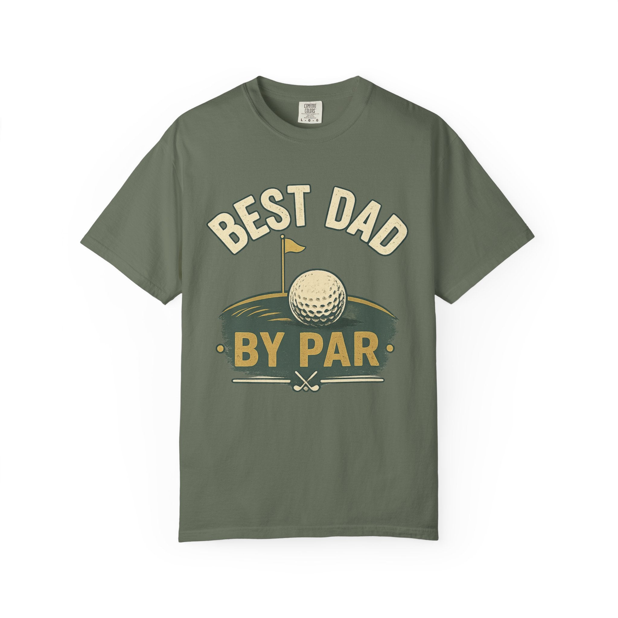 Best Dad By Par Shirt, Funny Golf Dad T-Shirt, Fathers Day Golf Tee, Retro Golf Shirt for Men, Golf Lover Gift, Vintage Dad Shirt