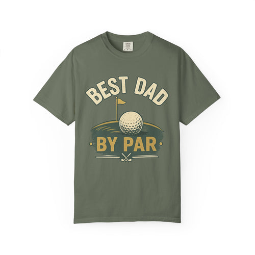 Best Dad By Par Shirt, Funny Golf Dad T-Shirt, Fathers Day Golf Tee, Retro Golf Shirt for Men, Golf Lover Gift, Vintage Dad Shirt