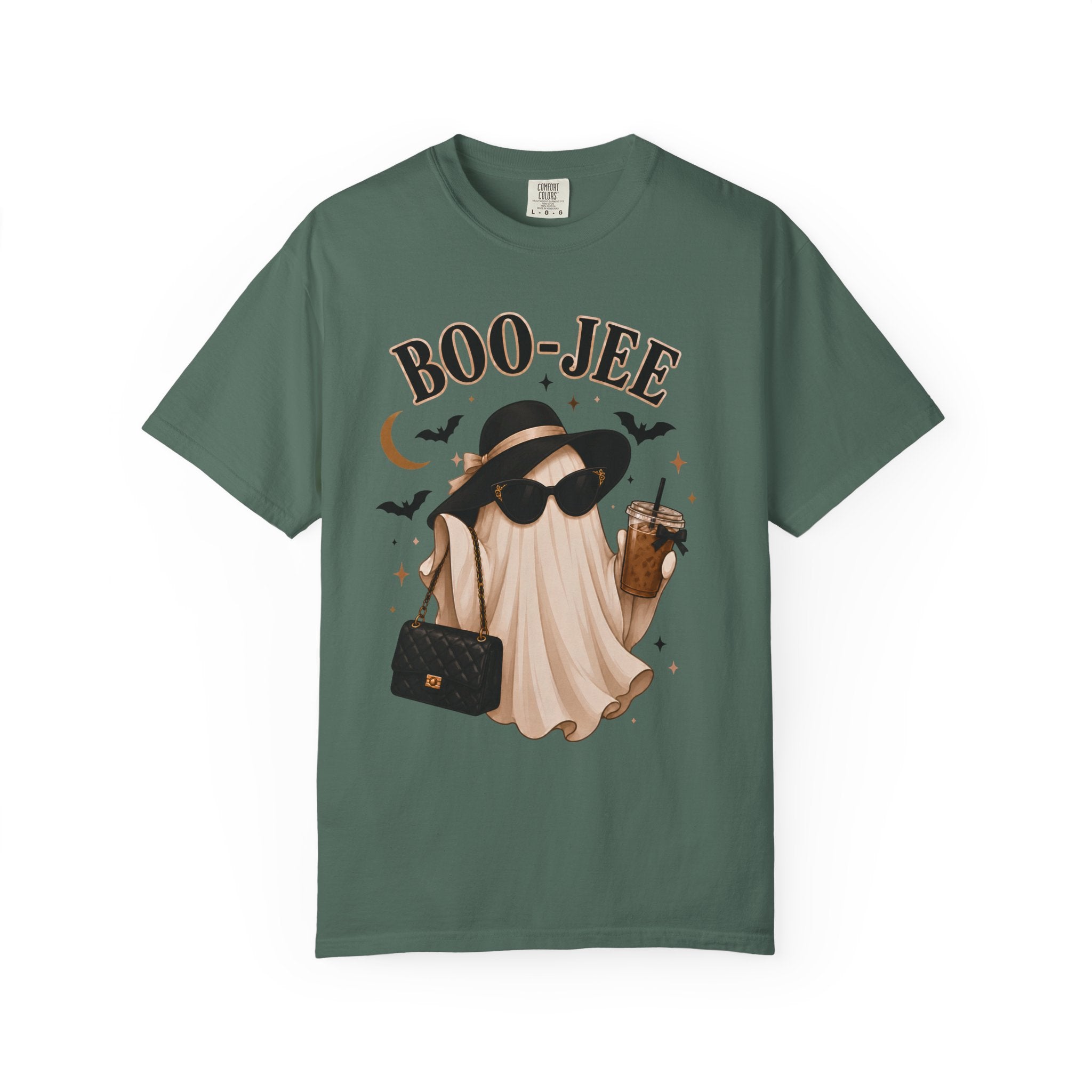 Boo Jee Ghost Shirt, Cute Halloween Shirt, Coquette Ghost Tee, Trendy Fall Shirt, Bougie Ghost Shirt, Halloween Coffee Shirt, Spooky Season