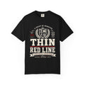 Thin Red Line Shirt, Alabama Football Game Day Tee, VIntage Collegiate Crimson Fan Shirt, Southern Heritage College Inspired T-Shirt