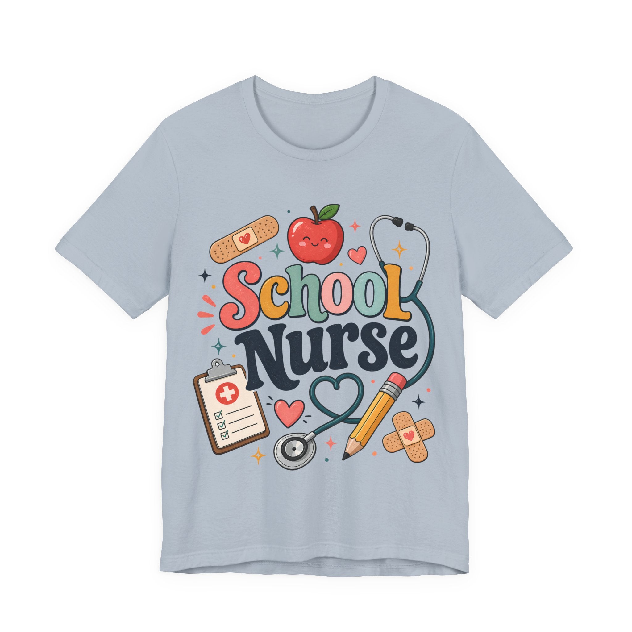 School Nurse Shirt, Cute Nurse Teacher Tee, School Nurse Gift, Nurse Appreciation Shirt, Back to School Nurse Tee, Pediatric Nurse Shirt