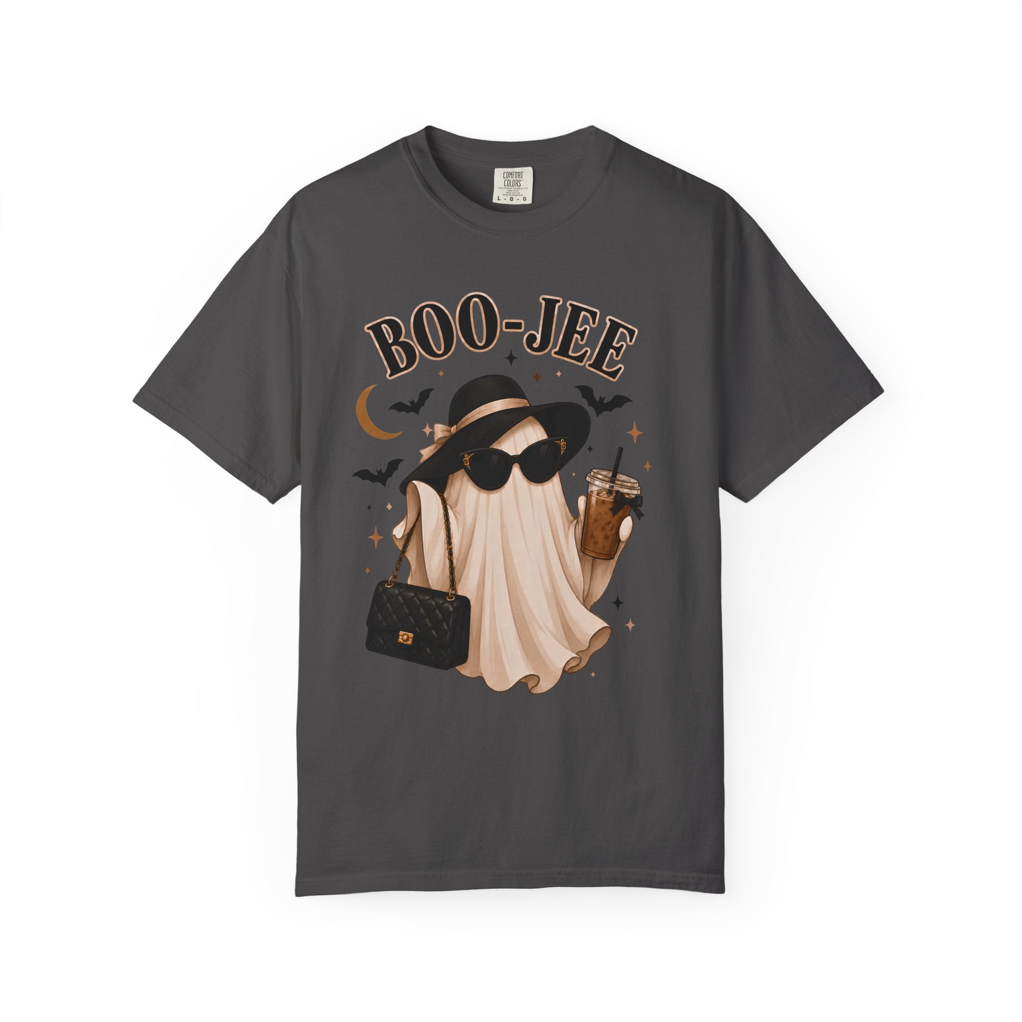 Boo Jee Ghost Shirt, Cute Halloween Shirt, Coquette Ghost Tee, Trendy Fall Shirt, Bougie Ghost Shirt, Halloween Coffee Shirt, Spooky Season