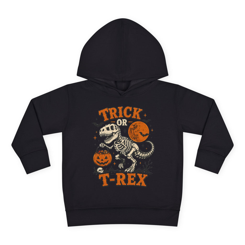 Trick Or T-Rex Toddler Hoodie, Halloween Dinosaur Hoodie, Cute Skeleton T Rex Sweatshirt, Kids Halloween Hoodie, Toddler Fall Outfit