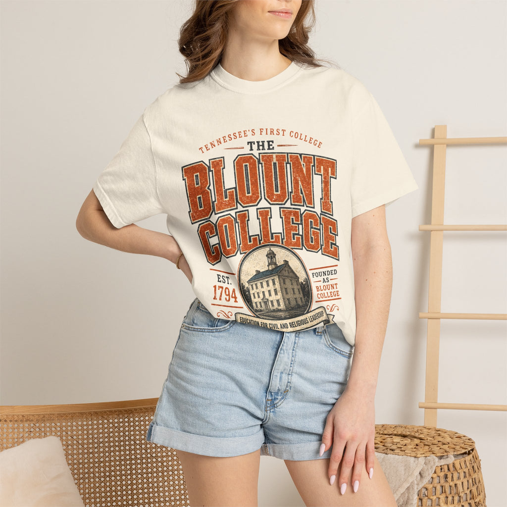 Blount College Shirt, Tennessee Football Fan Tee, Vintage Knoxville College Shirt, University of Tennessee History Game Day Shirt