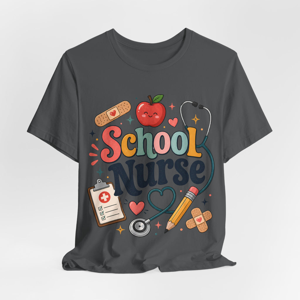 School Nurse Shirt, Cute Nurse Teacher Tee, School Nurse Gift, Nurse Appreciation Shirt, Back to School Nurse Tee, Pediatric Nurse Shirt