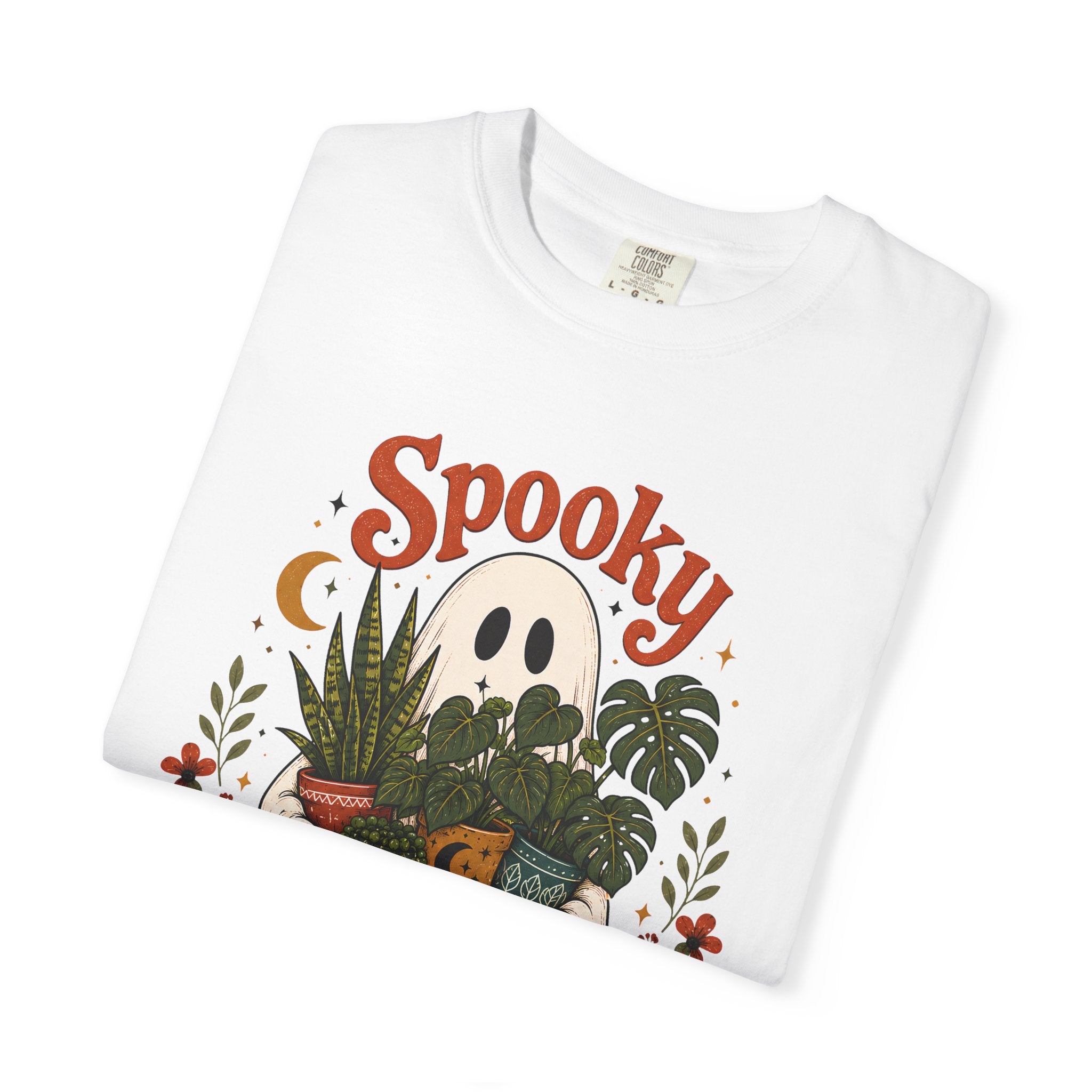 Spooky Plant Lady Halloween Shirt | Cute Pumpkin Potted Plants Tee