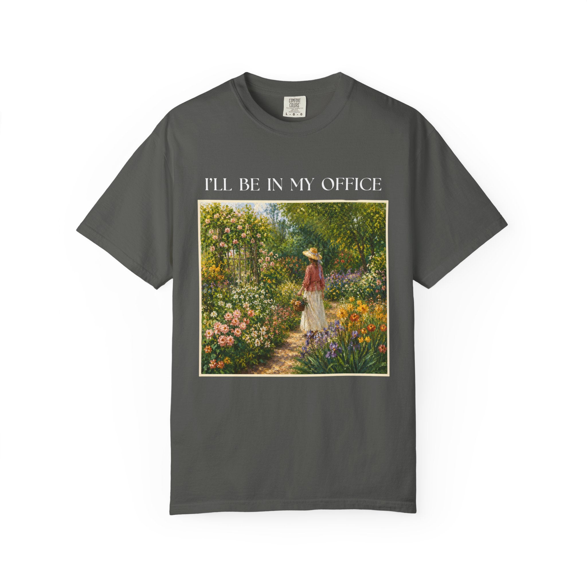 ILL Be In My Office Shirt, Garden Lover TShirt, Cottagecore Floral Tee, Gardening Shirt, Comfort Colors Garden Graphic Tee