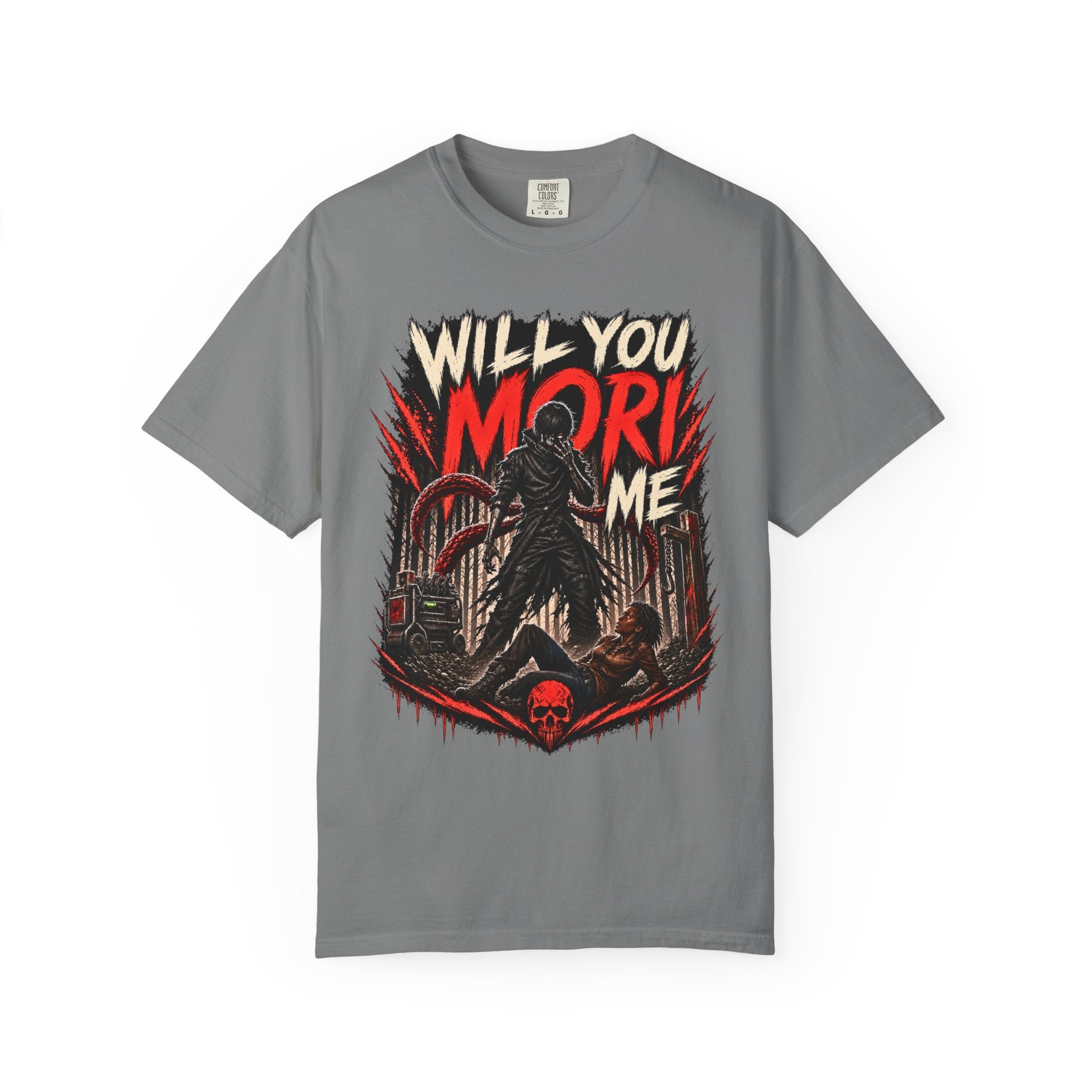 Will You Mori Me Shirt, Horror Gamer Tee, Dead by Daylight Inspired Shirt, DBD Fan Gift, Behaviour Games Horror Tee