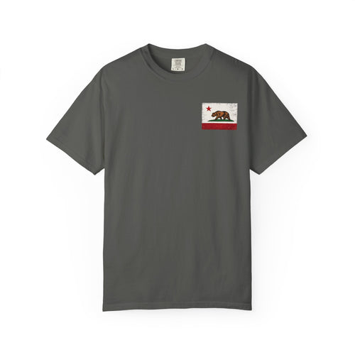 California Bear Shirt, Vintage California Tee, California Flag Shirt, Distressed California Graphic Tee, West Coast Shirt