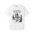 Vintage Skeleton Cowboy Graphic Tee Western Skull Rider Shirt for Men, Country Outlaw Streetwear Tee