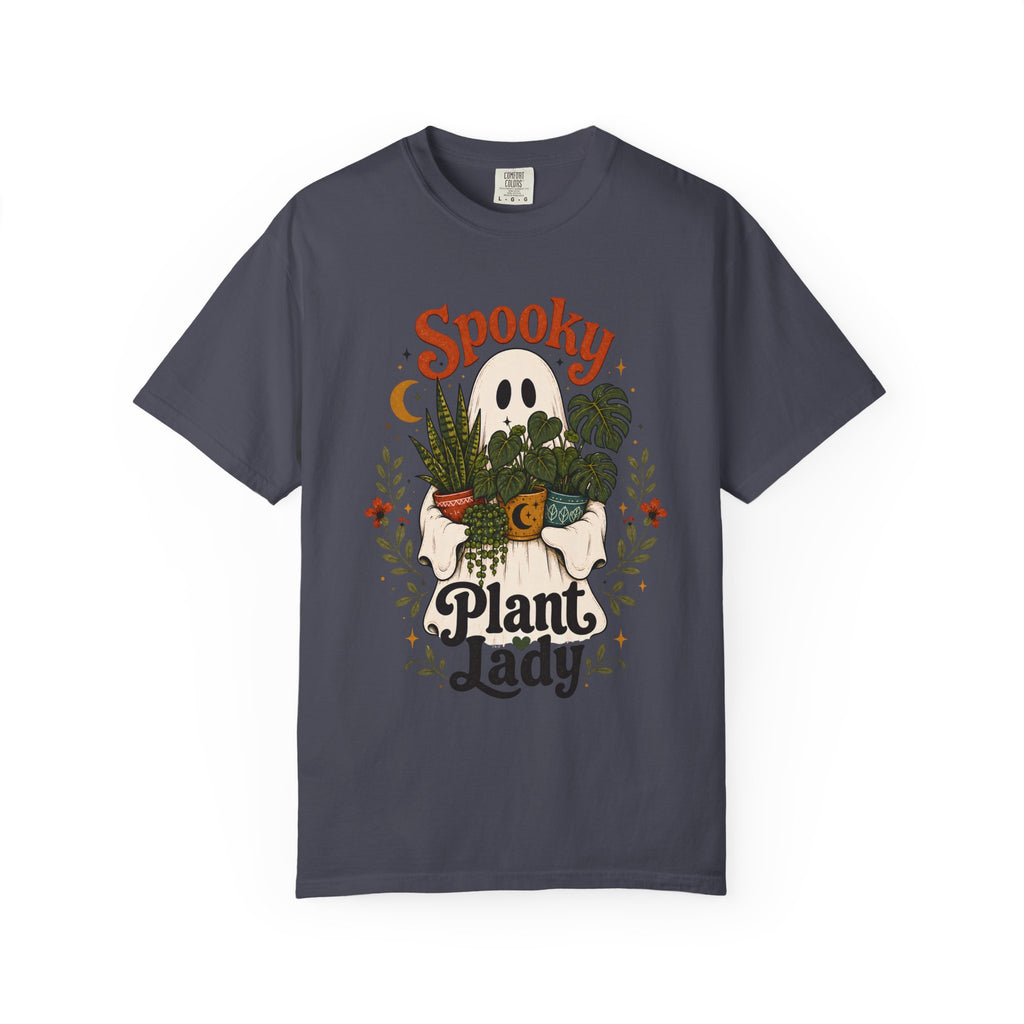 Spooky Plant Lady Halloween Shirt | Cute Pumpkin Potted Plants Tee