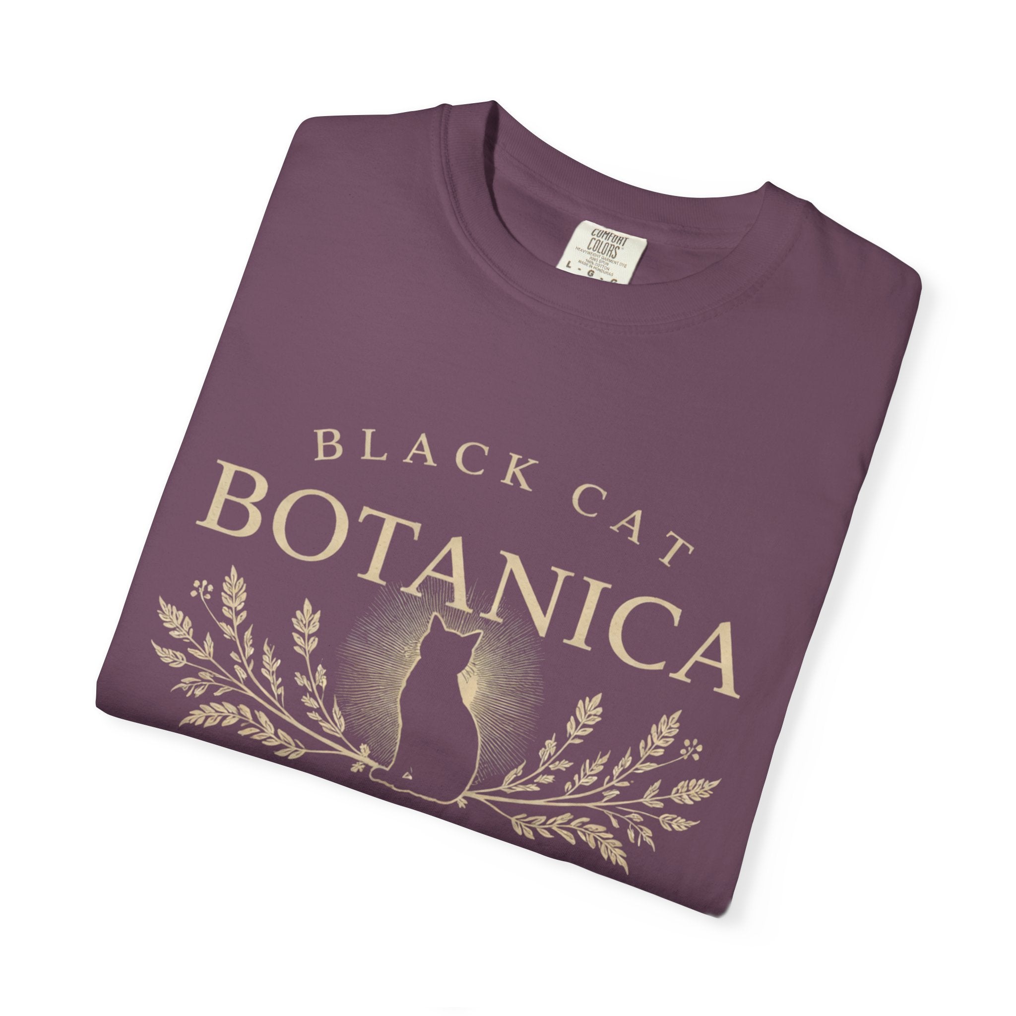 Black Cat Botanica Logo Tee — Rooted in Ritual
