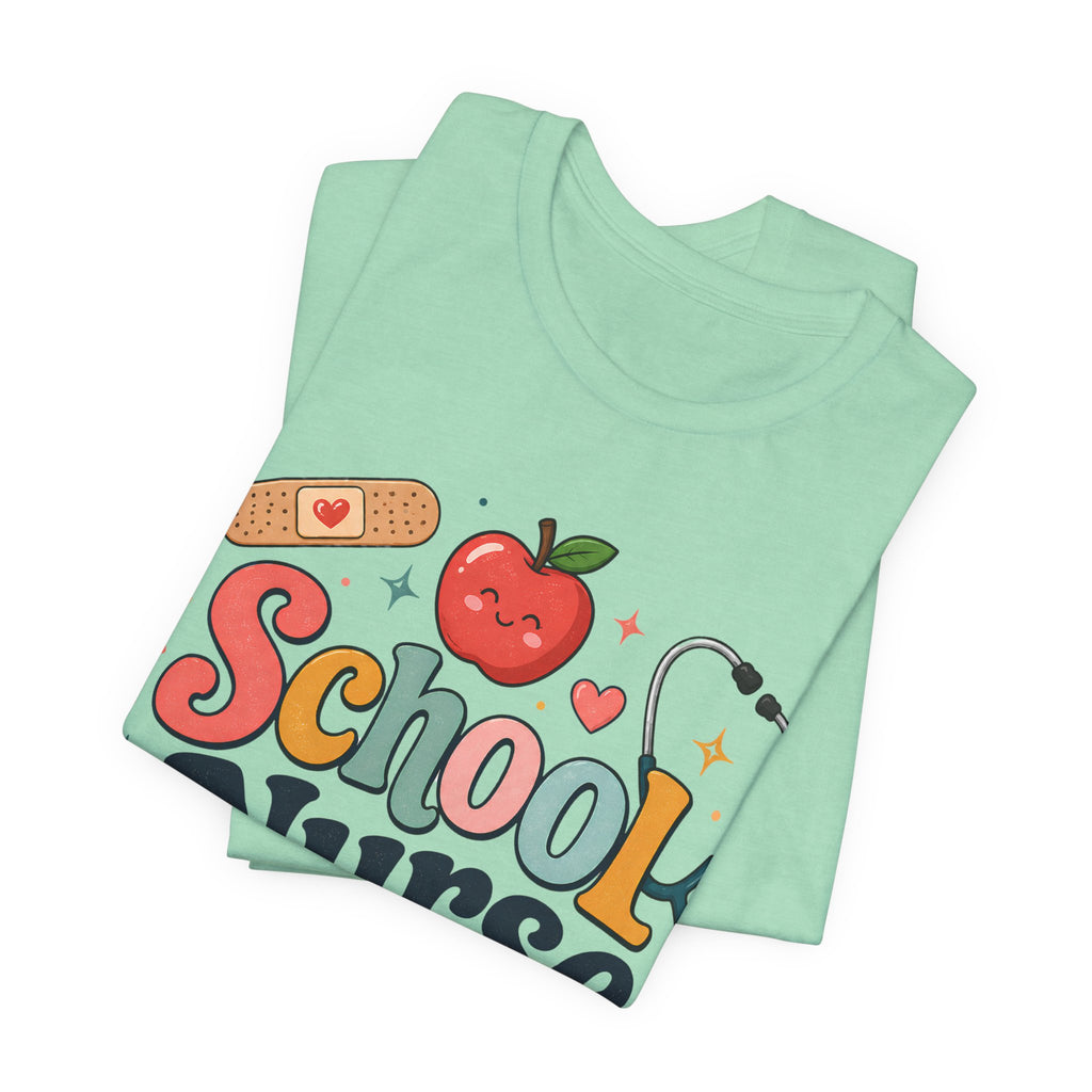 School Nurse Shirt, Cute Nurse Teacher Tee, School Nurse Gift, Nurse Appreciation Shirt, Back to School Nurse Tee, Pediatric Nurse Shirt