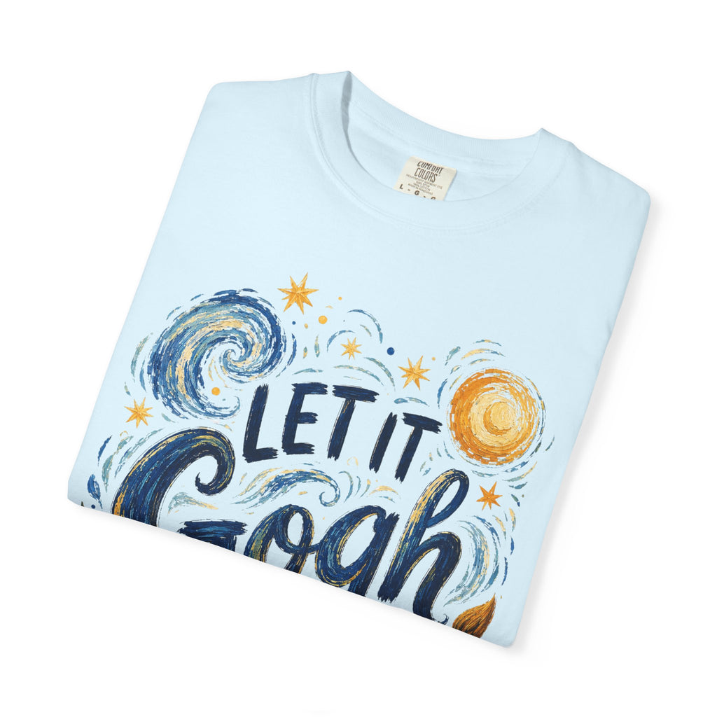 Let It Gogh Shirt, Van Gogh Inspired Art Teacher Tee, Funny Artist Shirt, Sunflower Starry Night Style Graphic Tee, Painter Gift Shirt