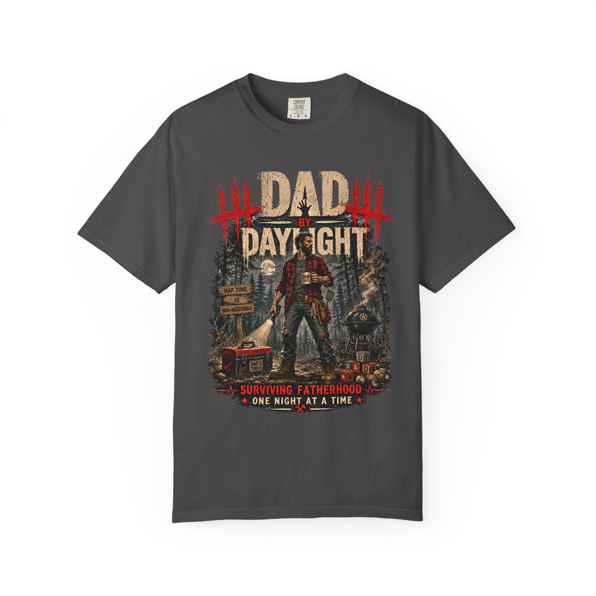 Dad By Daylight Shirt, Funny Gamer Dad Tee, Horror Game Dad Shirt, Fathers Day Gamer Gift, Survival Horror Dad Gift, Gaming Dad T-Shirt