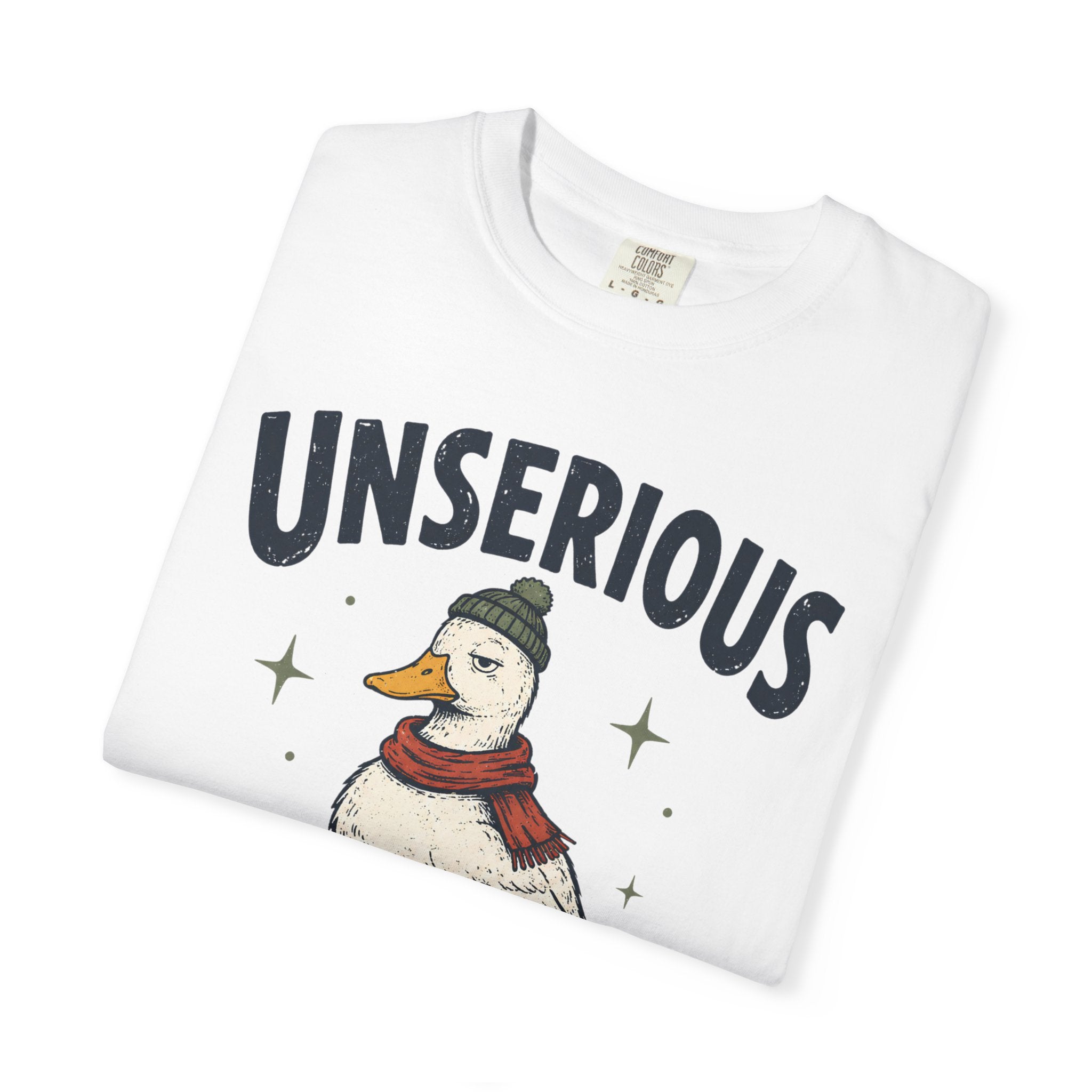 Unserious Waterfowl Shirt, Funny Duck Shirt, Comfort Colors Duck Tee, Sarcastic Animal Shirt, Cozy Winter Duck Graphic Tee, Bird Lover Gift
