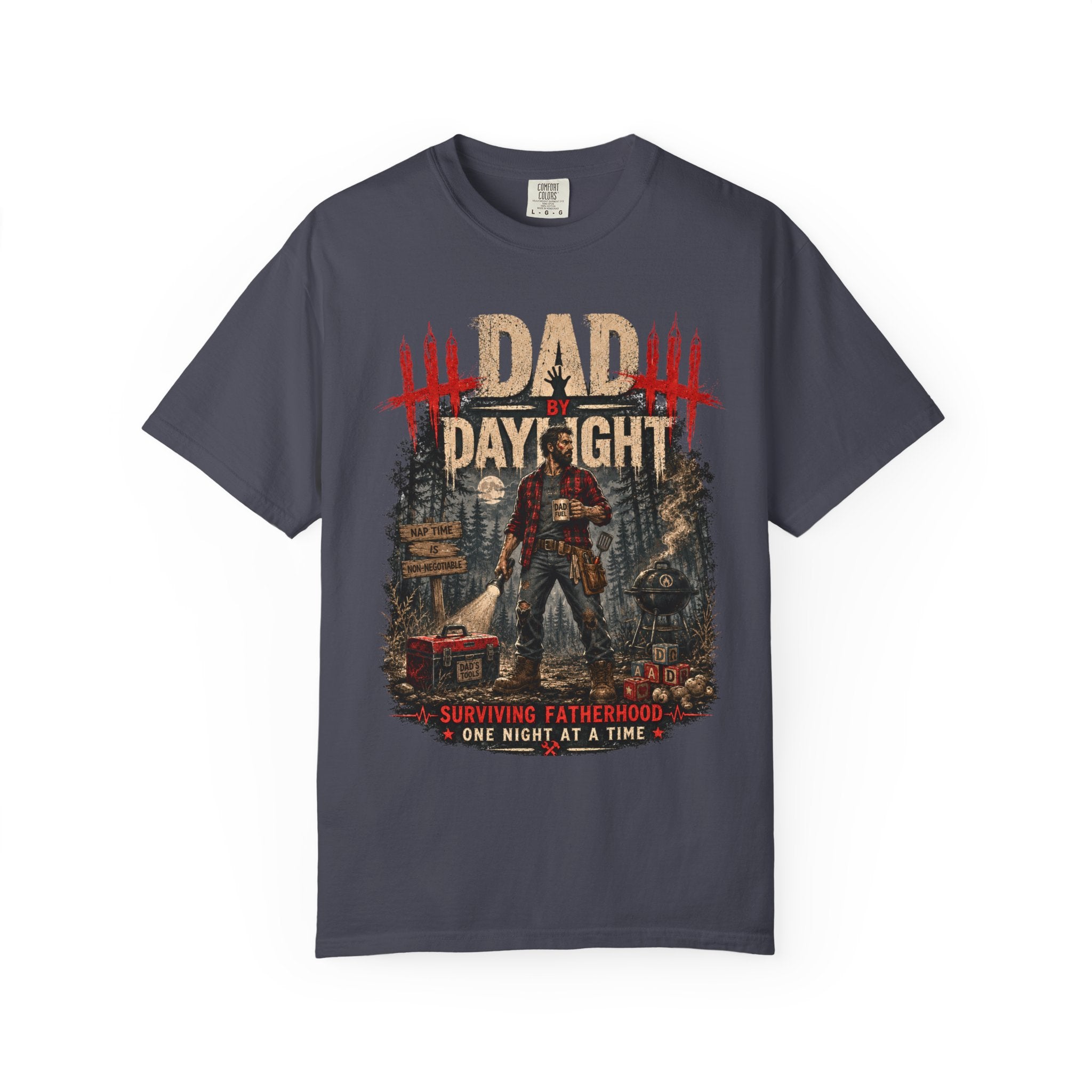 Dad By Daylight Shirt, Funny Gamer Dad Tee, Horror Game Dad Shirt, Fathers Day Gamer Gift, Survival Horror Dad Gift, Gaming Dad T-Shirt