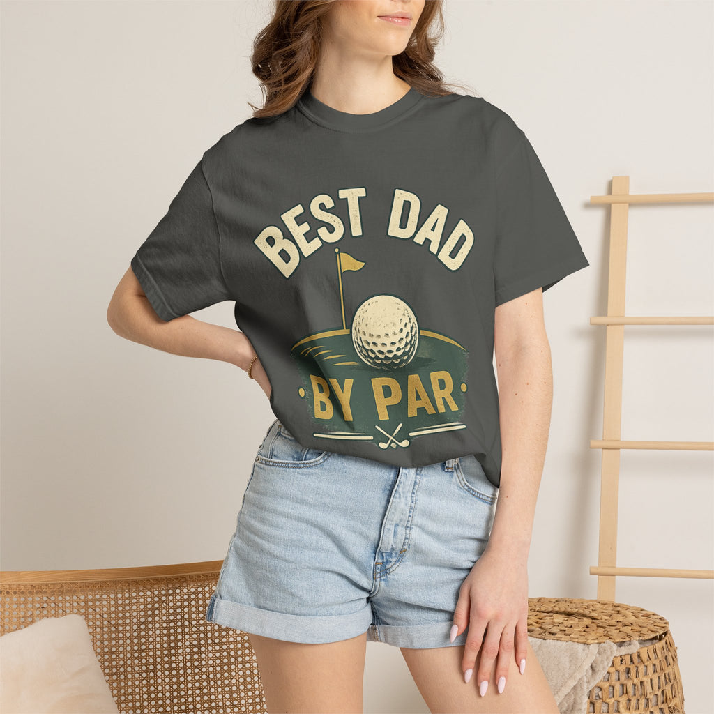 Best Dad By Par Shirt, Funny Golf Dad T-Shirt, Fathers Day Golf Tee, Retro Golf Shirt for Men, Golf Lover Gift, Vintage Dad Shirt