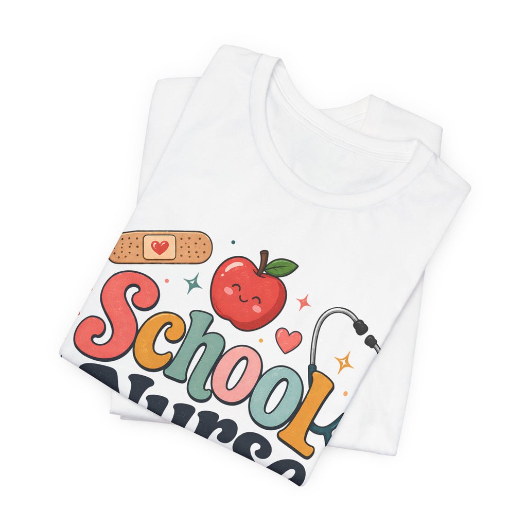 School Nurse Shirt, Cute Nurse Teacher Tee, School Nurse Gift, Nurse Appreciation Shirt, Back to School Nurse Tee, Pediatric Nurse Shirt