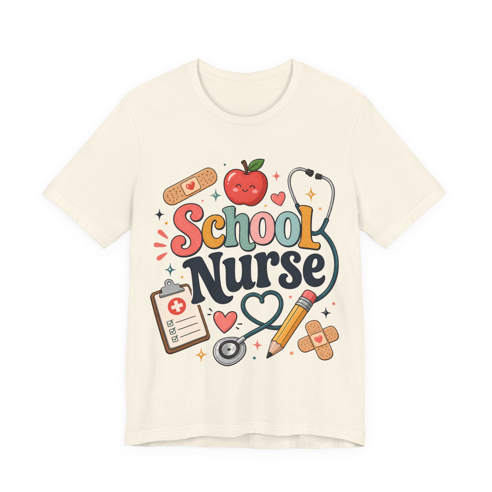 School Nurse Shirt, Cute Nurse Teacher Tee, School Nurse Gift, Nurse Appreciation Shirt, Back to School Nurse Tee, Pediatric Nurse Shirt