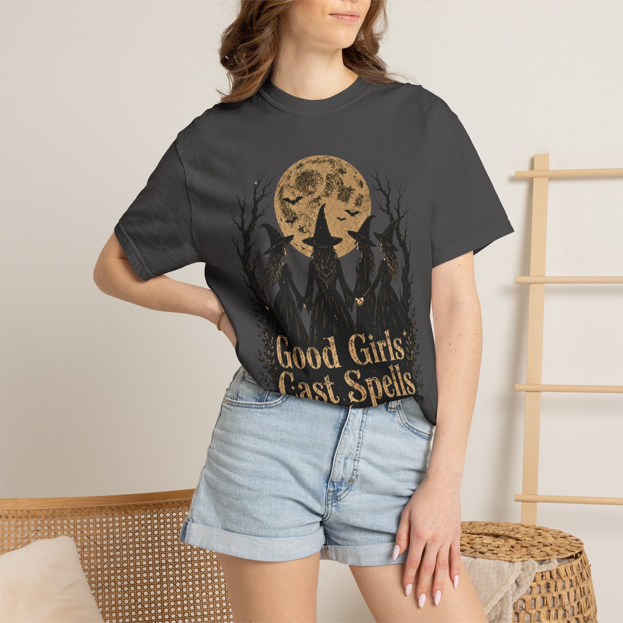 Good Girls Cast Spells Shirt, Witch Halloween Shirt, Witchy Graphic Tee, Spooky Season Shirt, Vintage Witch Shirt, Halloween Tee