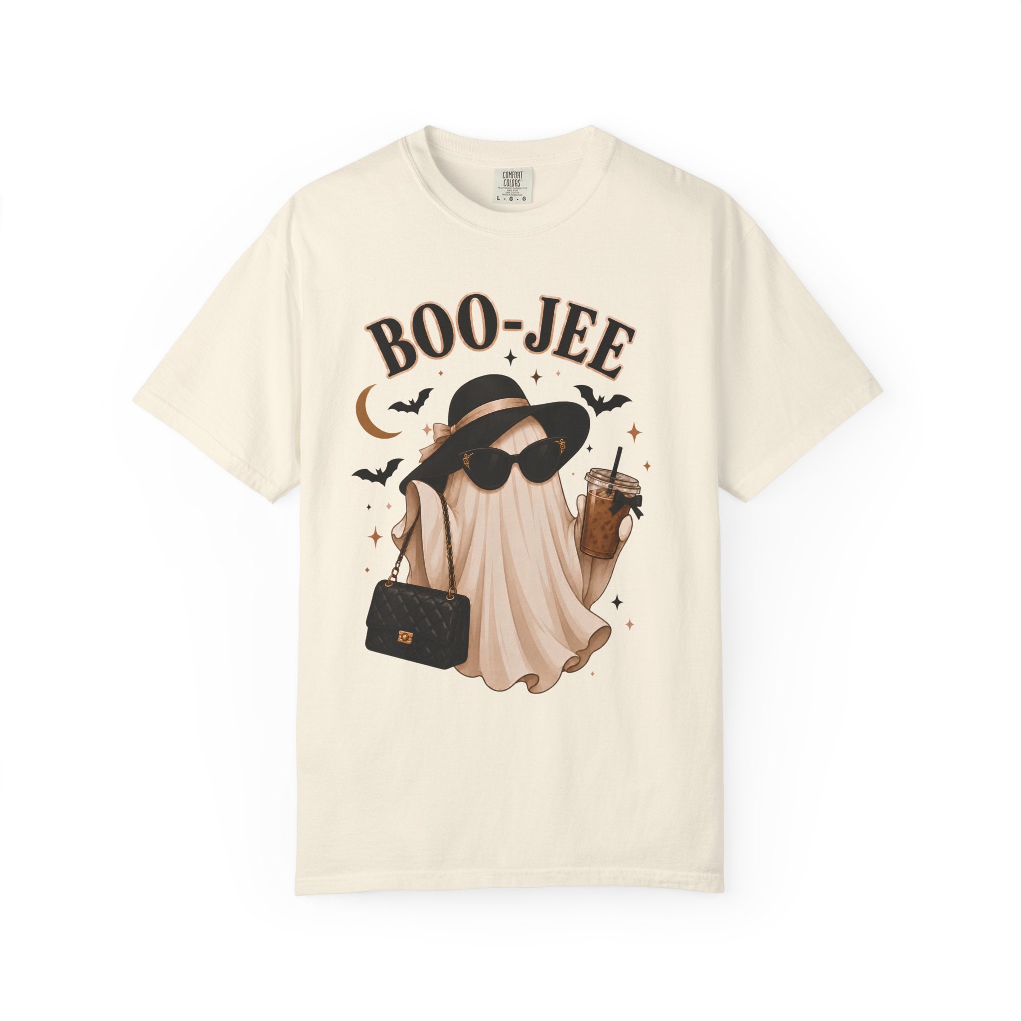 Boo Jee Ghost Shirt, Cute Halloween Shirt, Coquette Ghost Tee, Trendy Fall Shirt, Bougie Ghost Shirt, Halloween Coffee Shirt, Spooky Season
