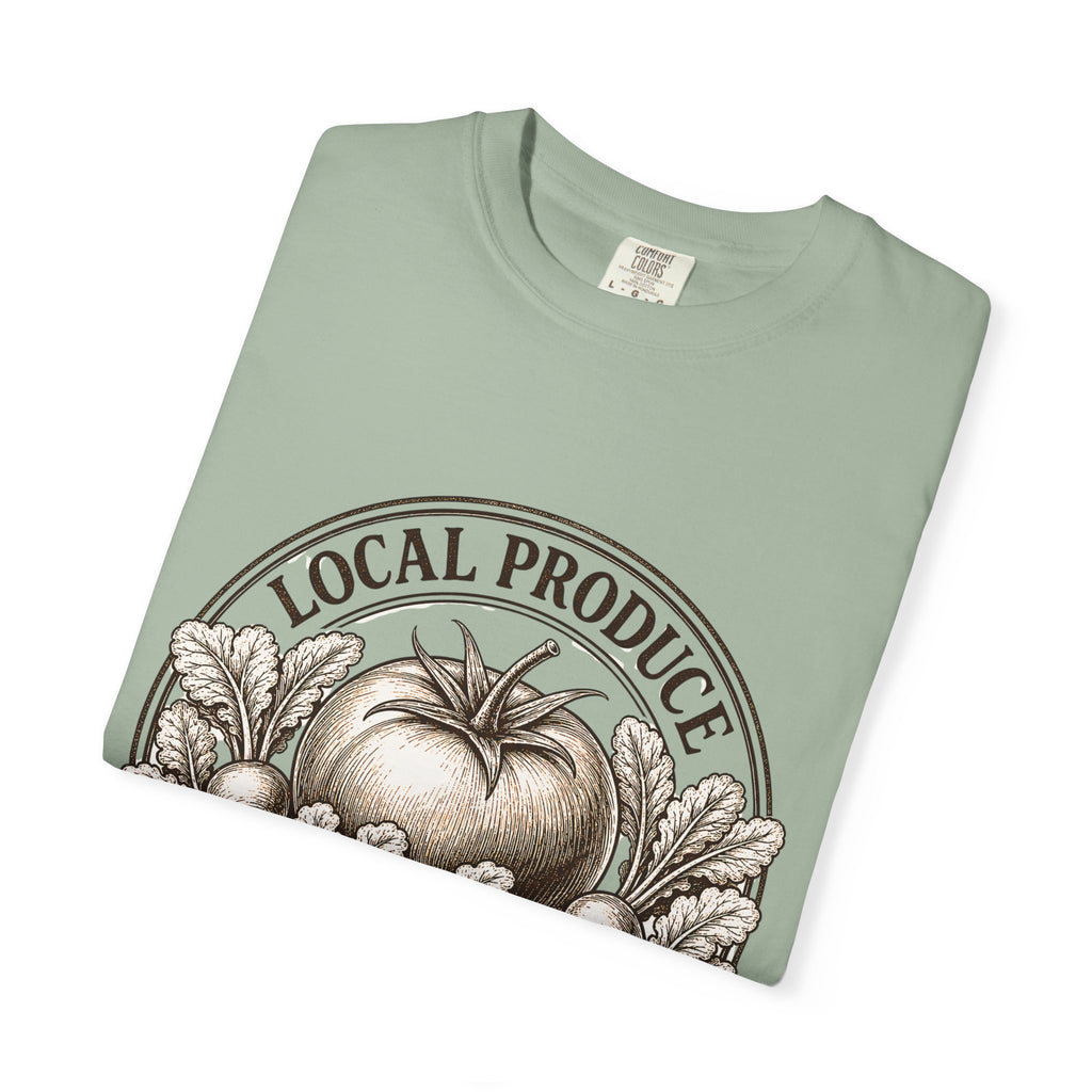 Vintage Local Produce Shirt, Farmers Market Tomato Tee, Heirloom Tomato Radish Graphic Tee, Gerden Lover GIft, Est. 2026 Market Tee