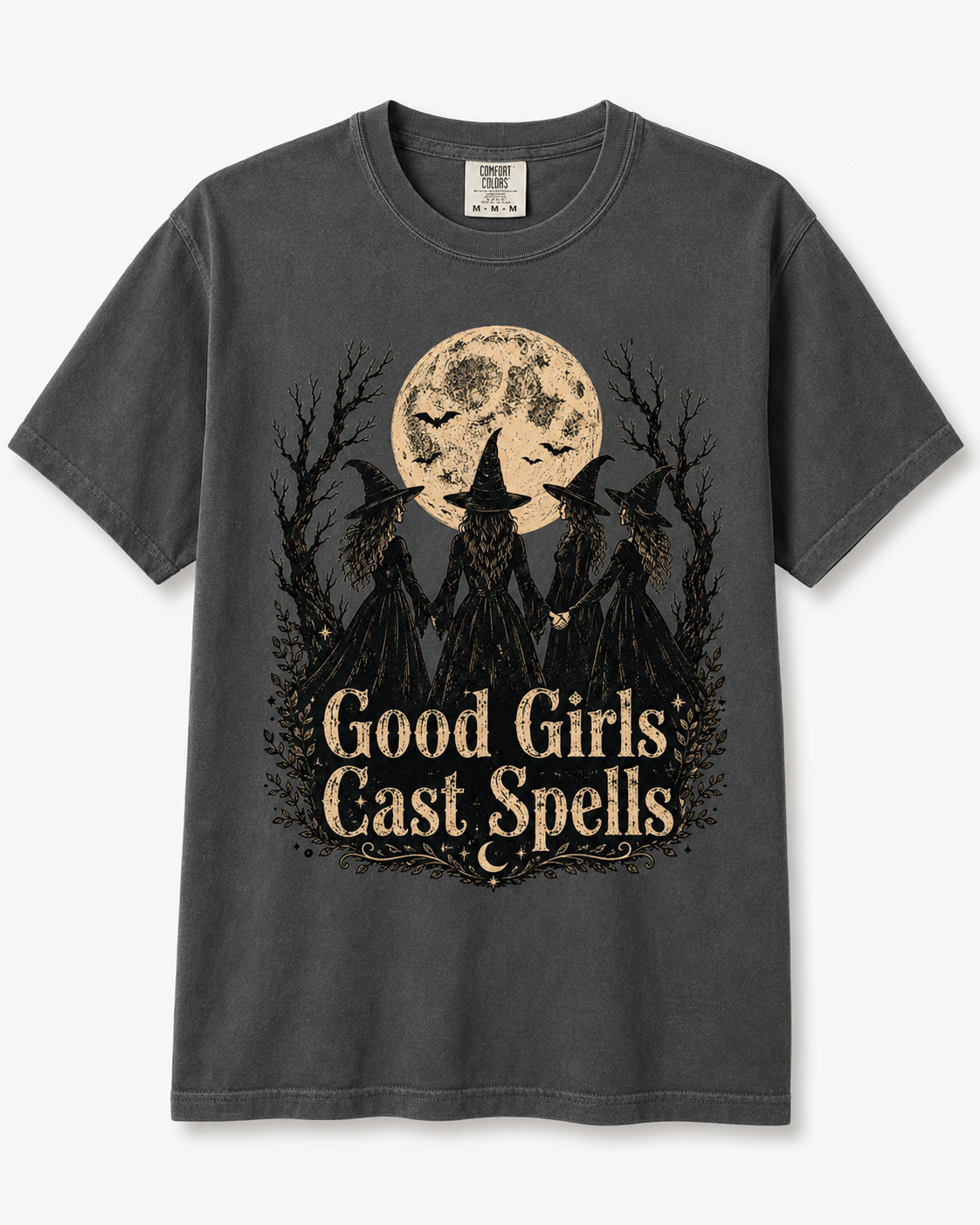 Good Girls Cast Spells Shirt, Witch Halloween Shirt, Witchy Graphic Tee, Spooky Season Shirt, Vintage Witch Shirt, Halloween Tee